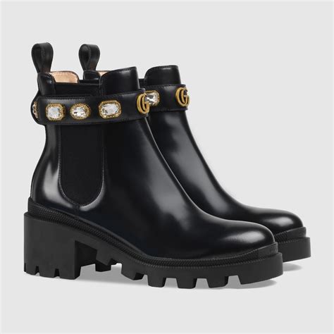 gucci stiefelletten|Gucci ankle boots.